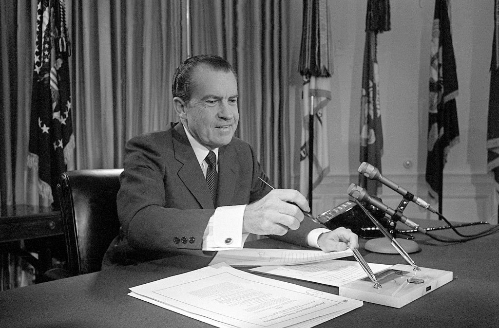 El póker en la vida de Richard Nixon