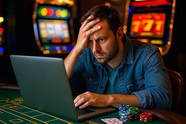 Casino login blocked