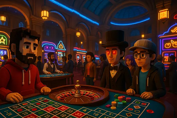 Avatares jugando apuestas
